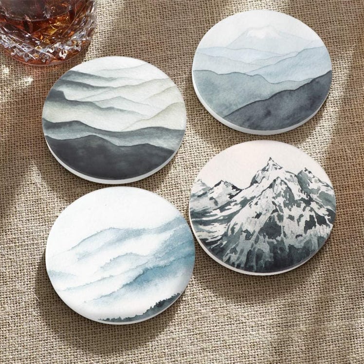Lahome Mountain Range Coasters (Set of 4)