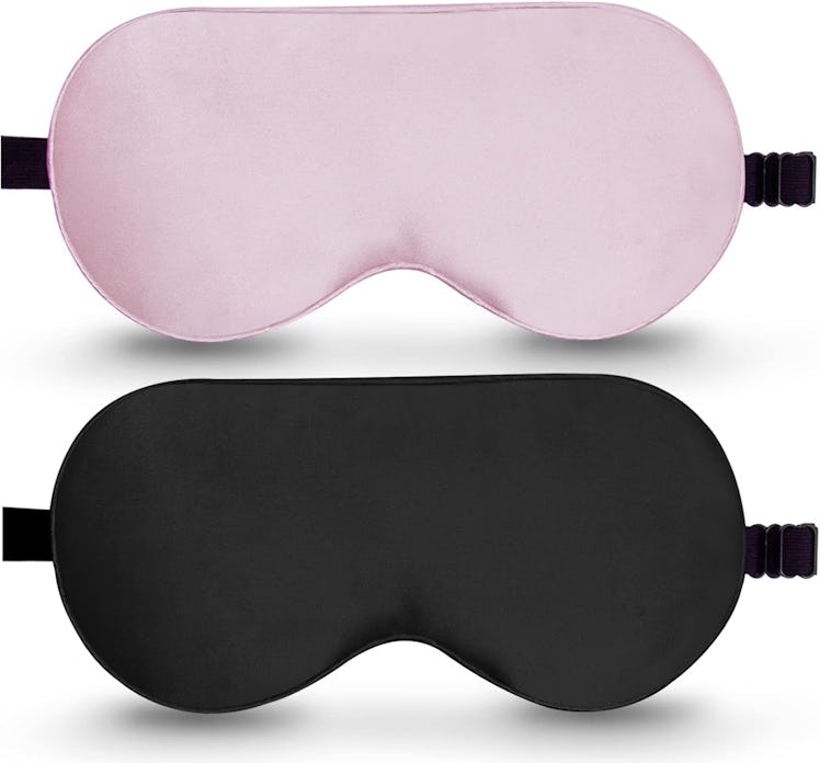BeeVines 100% Mulberry Silk Sleep Mask (2-Pack)