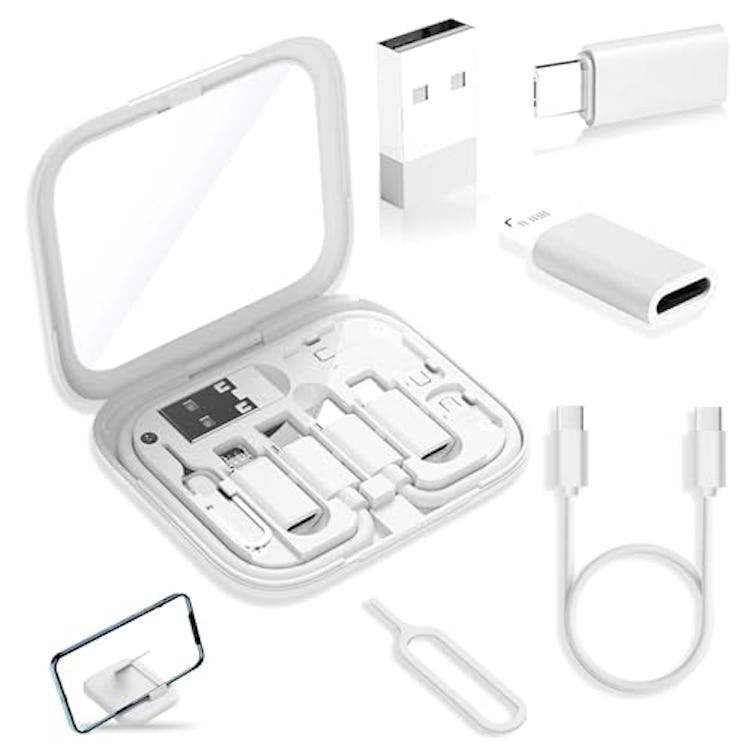 YANZIE USB-C Travel Adapter Kit for iPhone, Pixel & Galaxy: USB-A to C, Micro-USB to C, Type-C to Li...