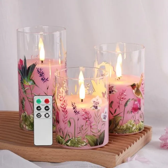 Eywamage Flameless Candles (Set of 3)