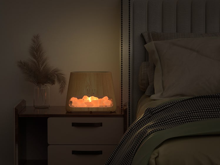 SALKING 2-in-1 Essential Oil Diffuser & Himalayan Salt Lamp