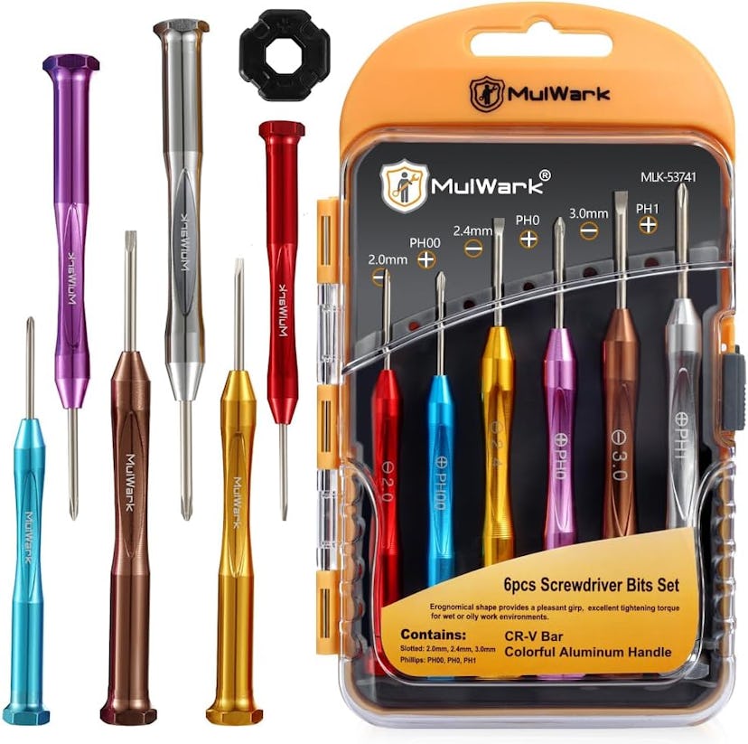 MULWARK Mini Screwdriver Set (6 Pieces)