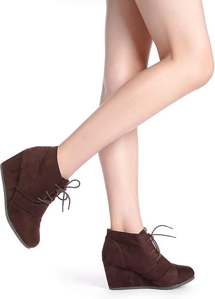 DREAM PAIRS Wedge Booties 