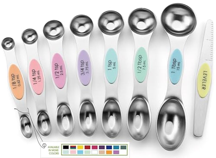 Spring Chef Stainless Steel Magnetic Measuring Spoons (Set of 8)
