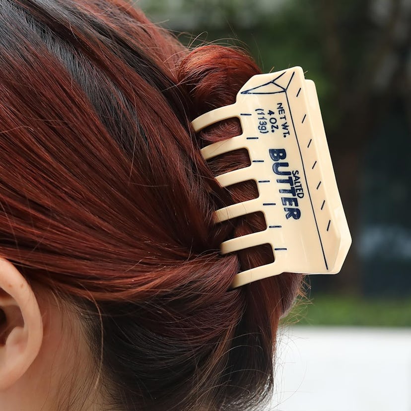 PERSONFUN Butter Hair Claw Clip