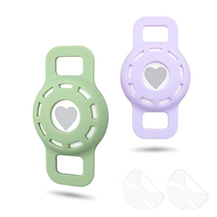 WHALEZON Cat Collar Holder for Airtag, Cat & Small Dog Harness Case for Air Tag