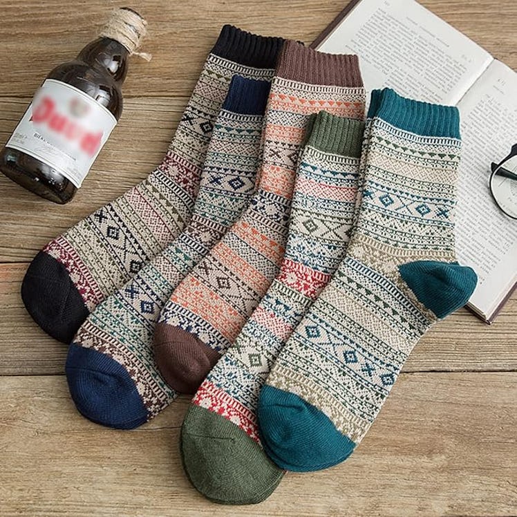 Clothirily Wool-Blend Socks (5 Pairs)