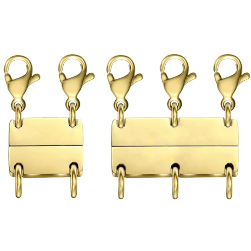 MKCYD Multi Necklace Layering Clasps (2-Pack)