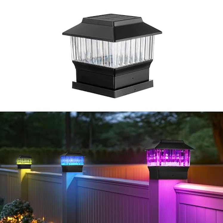 MOON-DE-AGE Solar Post Cap Lights (1-Pack)