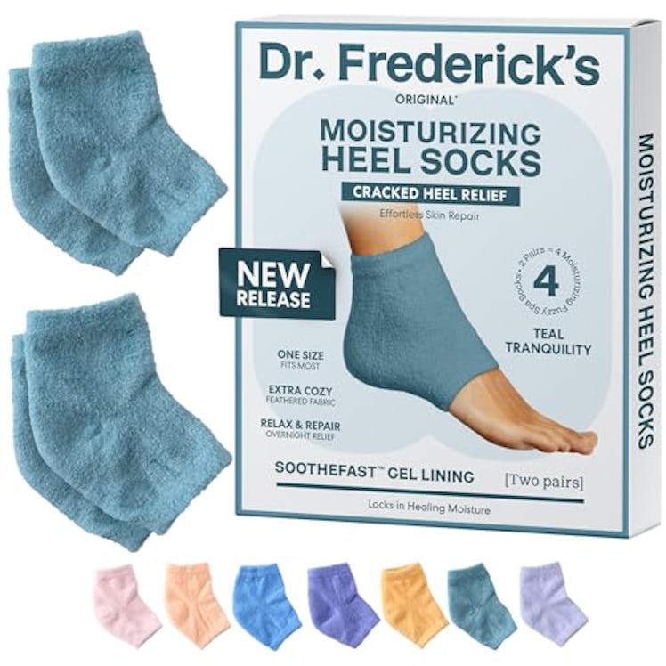 Dr. Frederick's Original Moisturizing Fuzzy Heel Socks (2 Pairs)