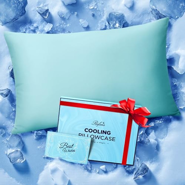 Rifens Ice Cooling Pillowcase for Hot Sleepers