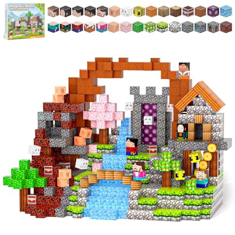 Kryzomat Magnetic Building Block Set (100 Pieces)