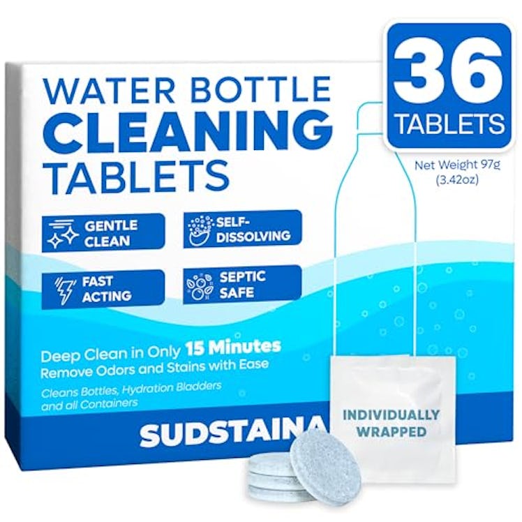 Sudstainables Water Bottle Cleaning Tablets (36 Count)