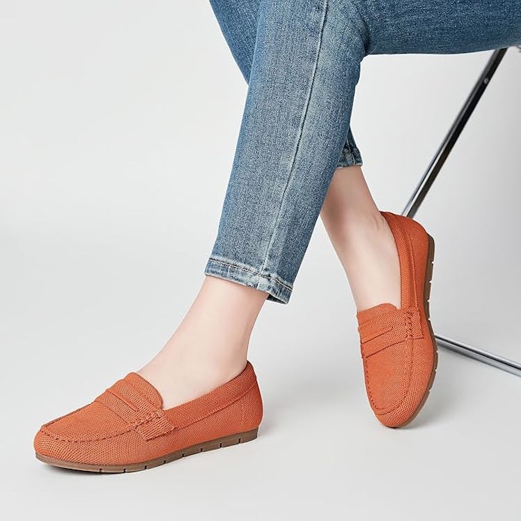 Cvistpieo Knit Loafer Flats