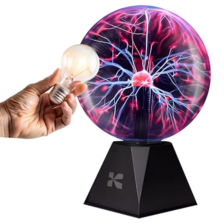 Katzco 7-Inch Plasma Ball with Lightning Charged Bulb