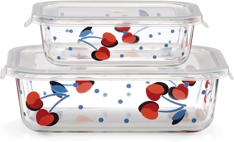 Kate Spade Vintage Cherry Dot Food Storage Set 