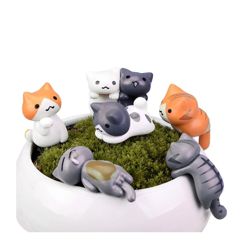 MAOMIA Cat Garden Figurines (6 Pieces)