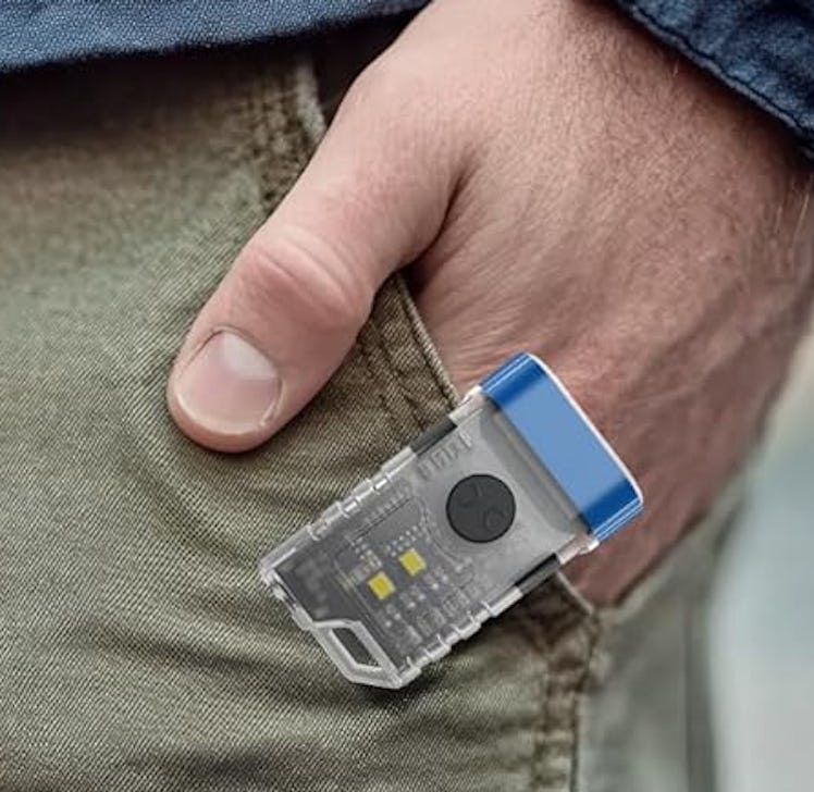 COOZAMING Rechargeable EDC Clip Flashlight
