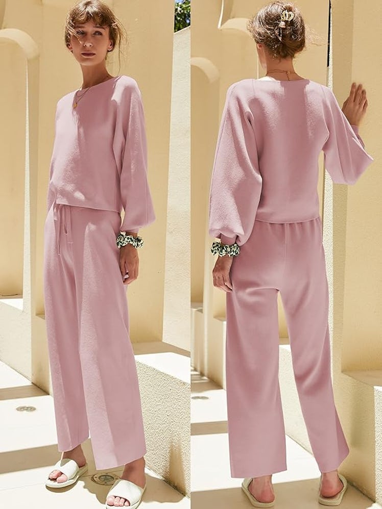 Ekouaer Knit Lounge Set