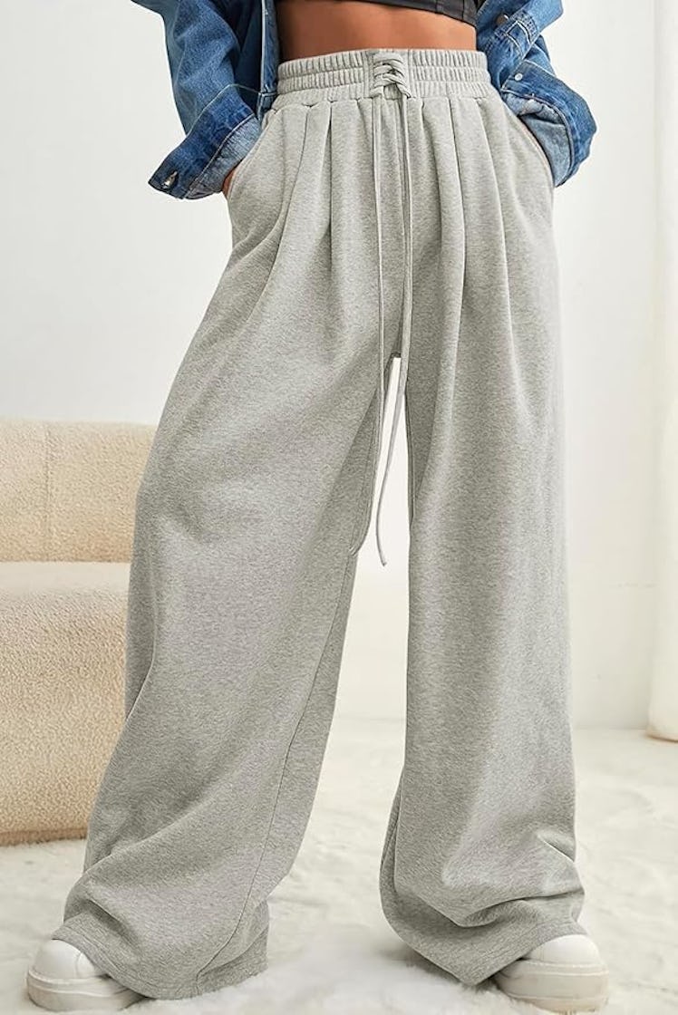 Aleumdr Palazzo Baggy Sweatpants