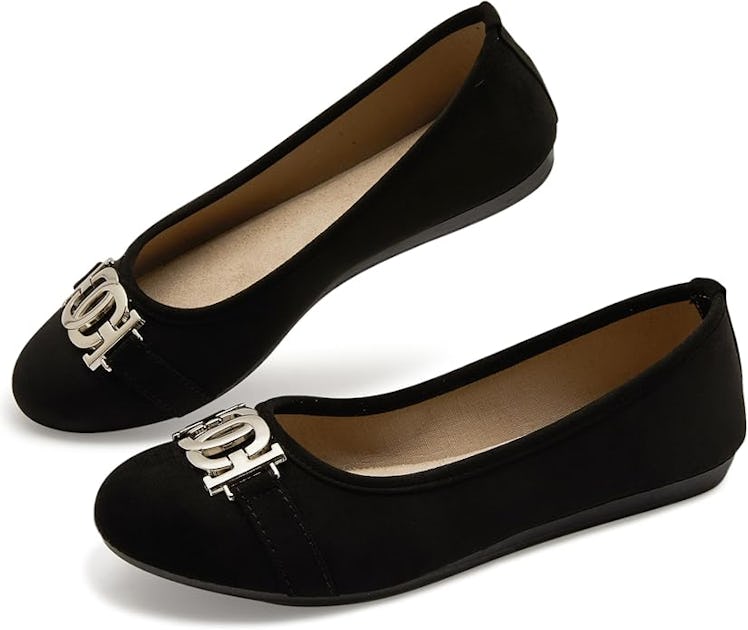 YEOGOR Buckle Ballet Flats 