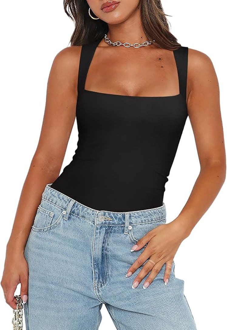 REORIA Bodysuit Tank Top