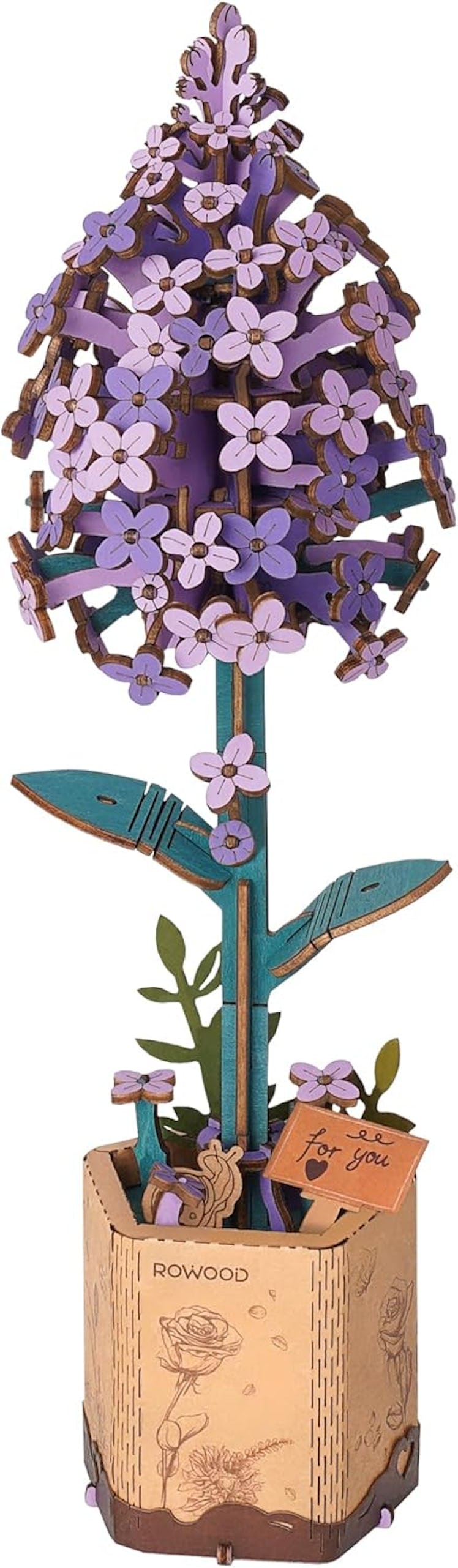 Rowood Wooden Artifical Flower Craft