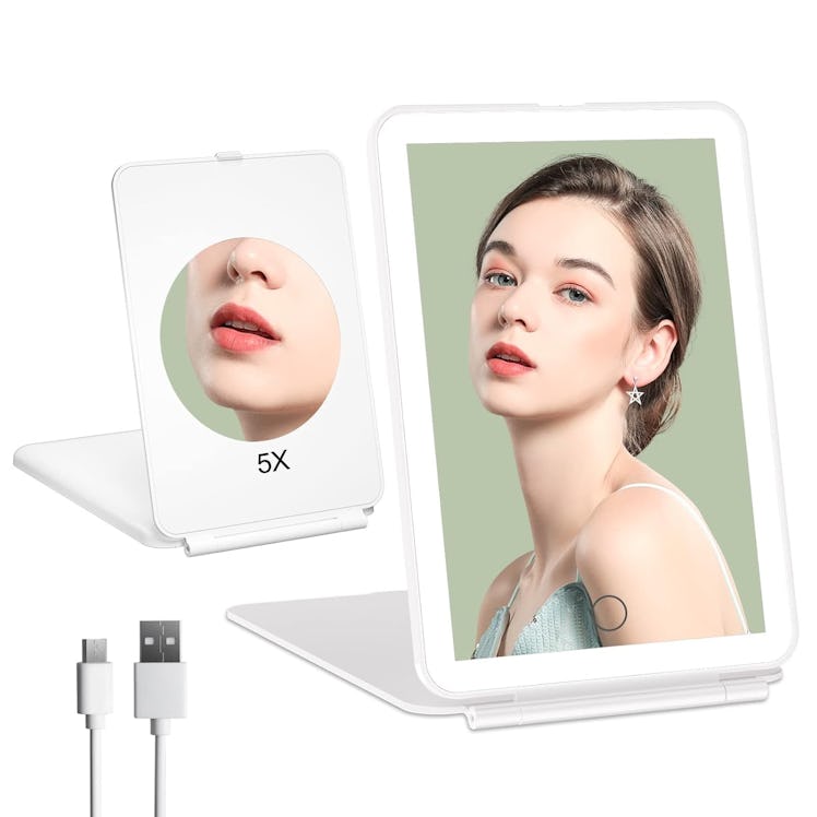 FUNTOUCH Rechargeable Portable Makeup Mirror