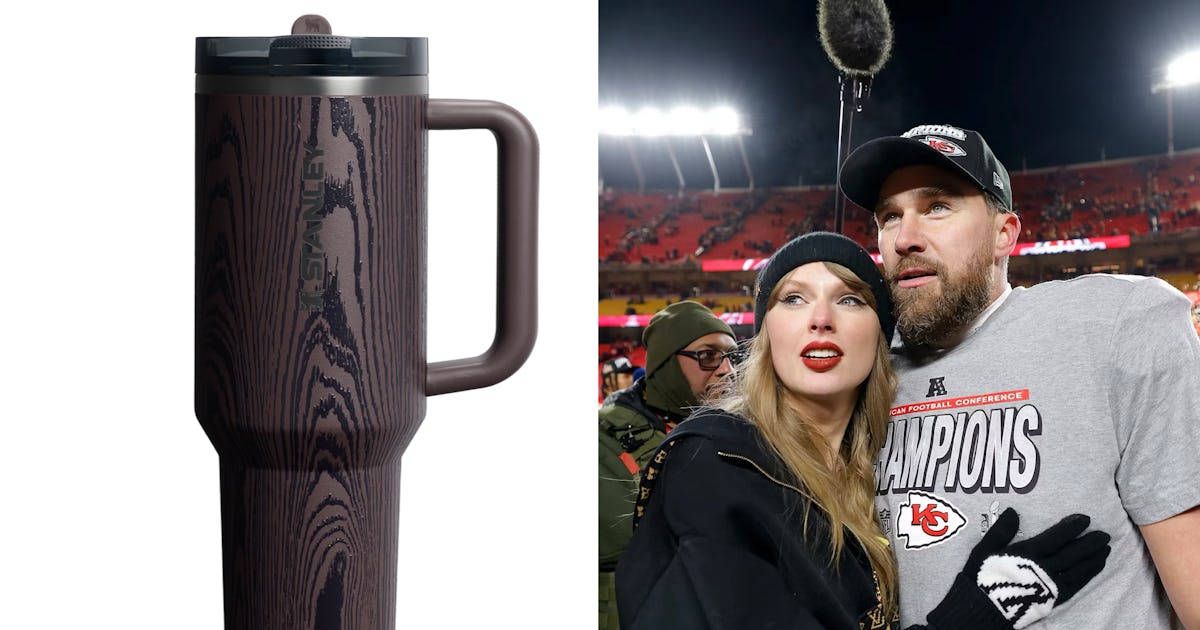 Swifties, Stanley's Holiday Collection Has A "Wood"-Coded Cup
