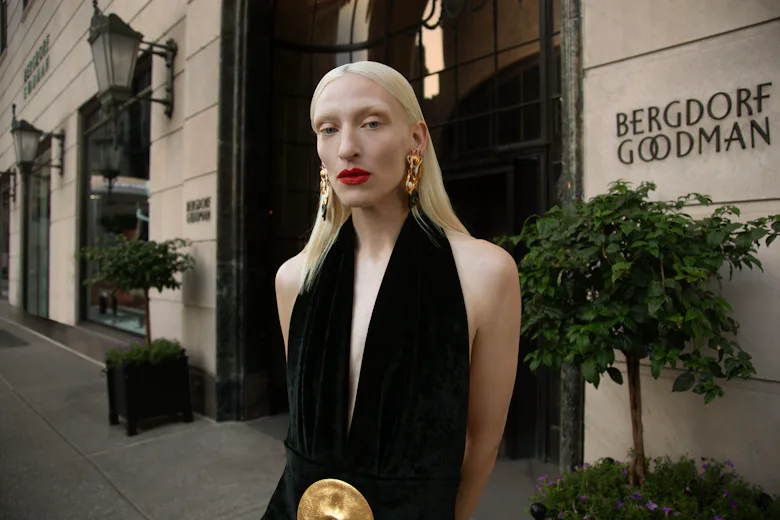 Bergdorf Goodman holiday campaign 2025Maggie Maurer