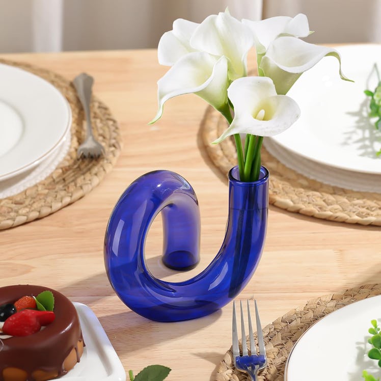 Joeyan Handmade Glass Flower Vase