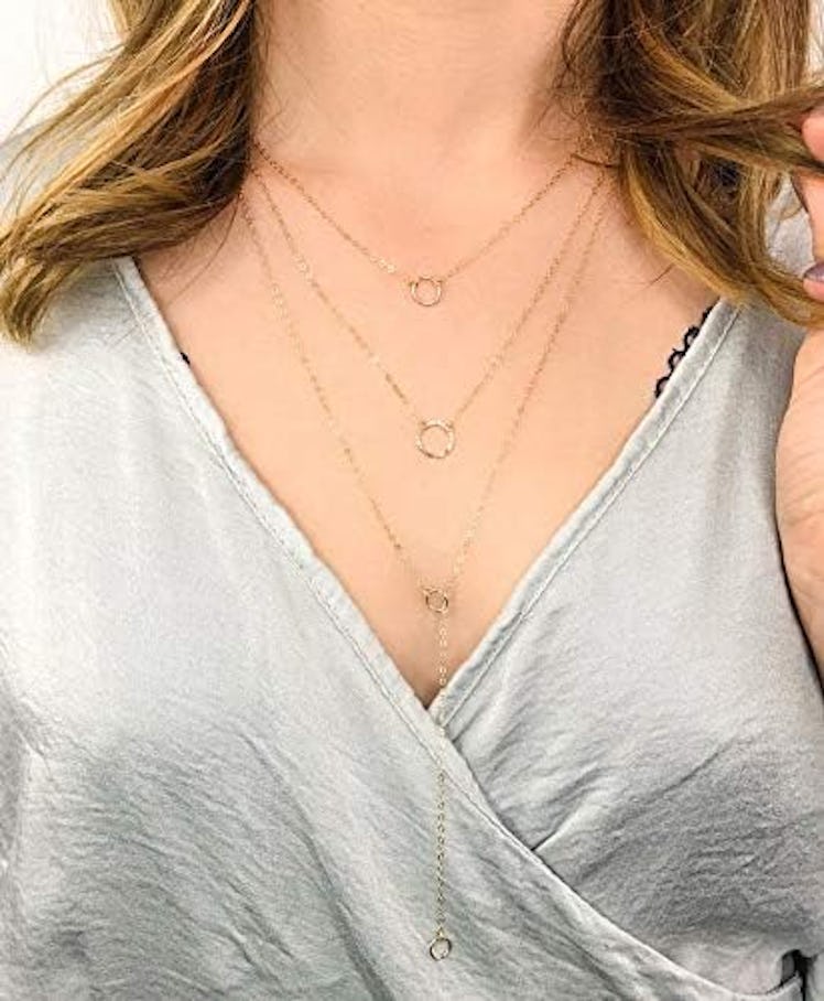 Turandoss Gold Layered Necklace