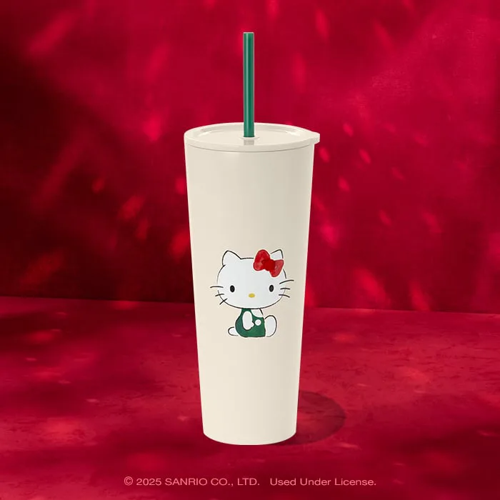 Starbucks' Hello Kitty Merch For The Holidays Is TikTok-Approved