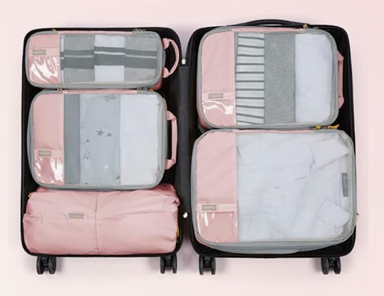 BAGSMART Compression Packing Cubes (Set of 6)