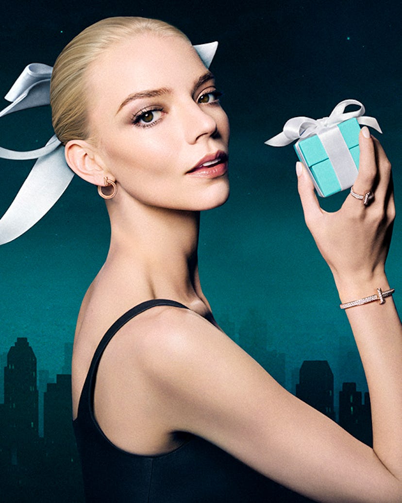 Anya Taylor Joy Tiffany & co 2025 holiday campaign