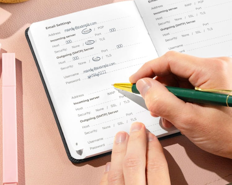 Clever Fox Password Book 