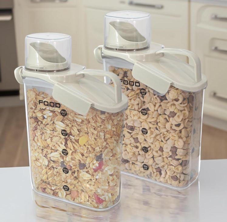 Malachite Cereal Storage Containers (2-Pack)