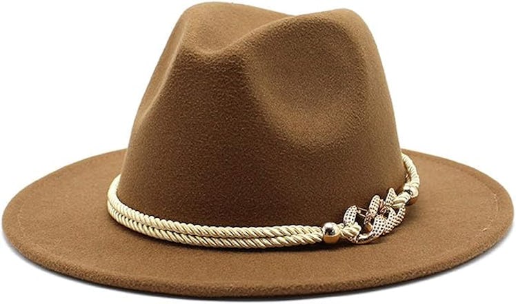 Gossifan Wide Brim Felt Fedora