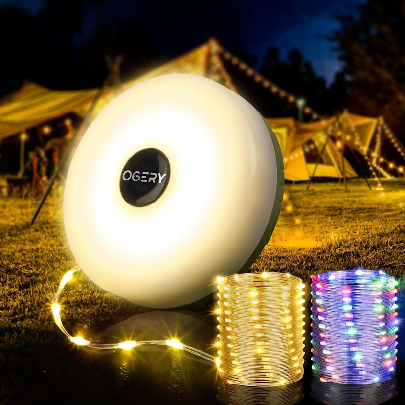 OGERY Retractable String Lights 
