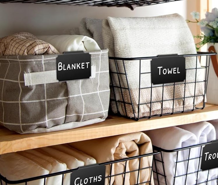 WAJACFUN Clip-On Basket Labels (54 Pieces)