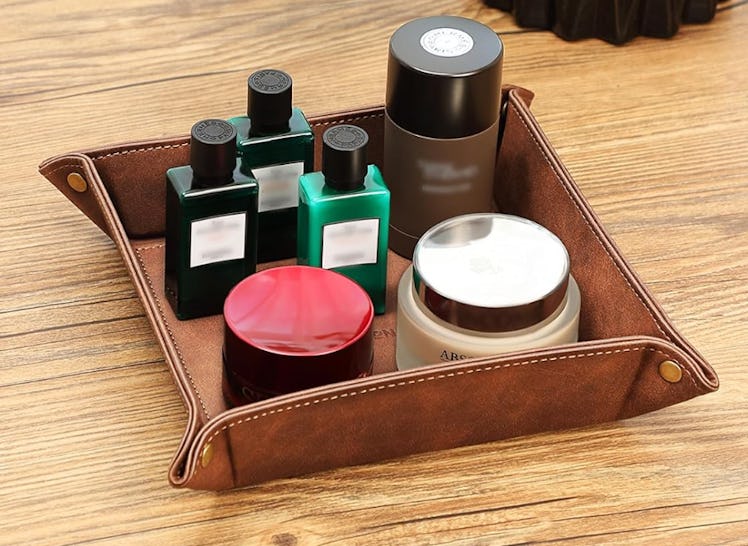 SITHON Leather Valet Tray 