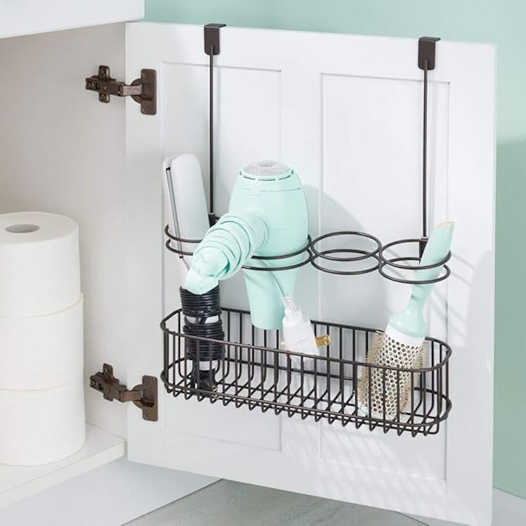 mDesign Hair Tool Organizer