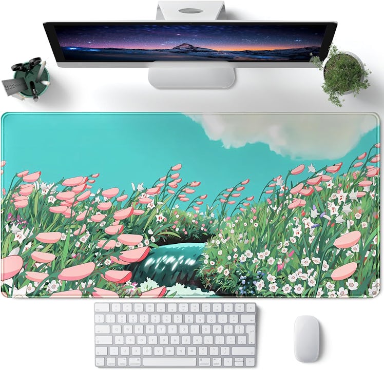 CYZFF Floral Desk Mat