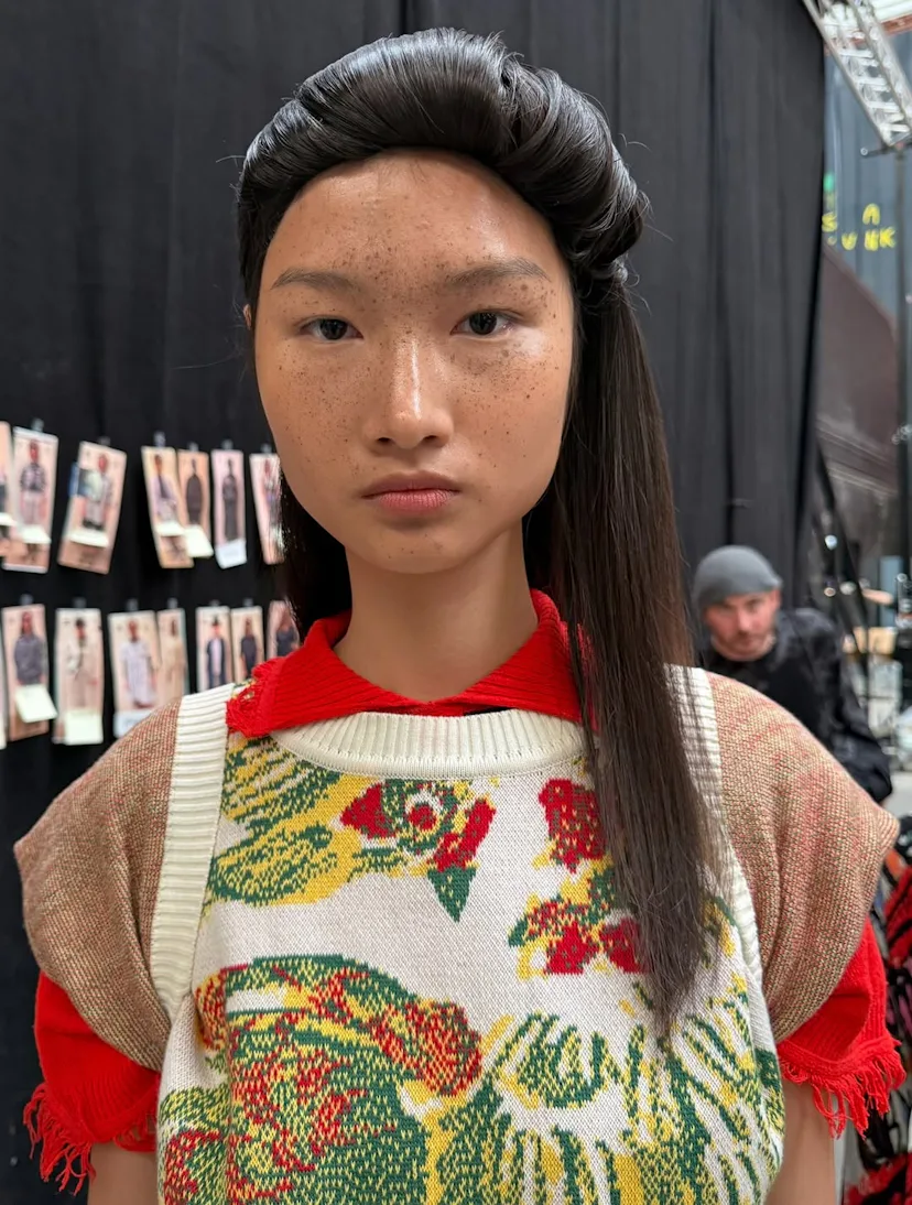 freckles 1970s makeup henrik vibskov