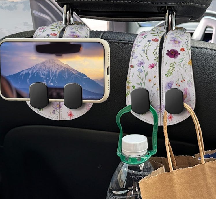 Blusabaca Car Headrest Hooks (2-Pack)