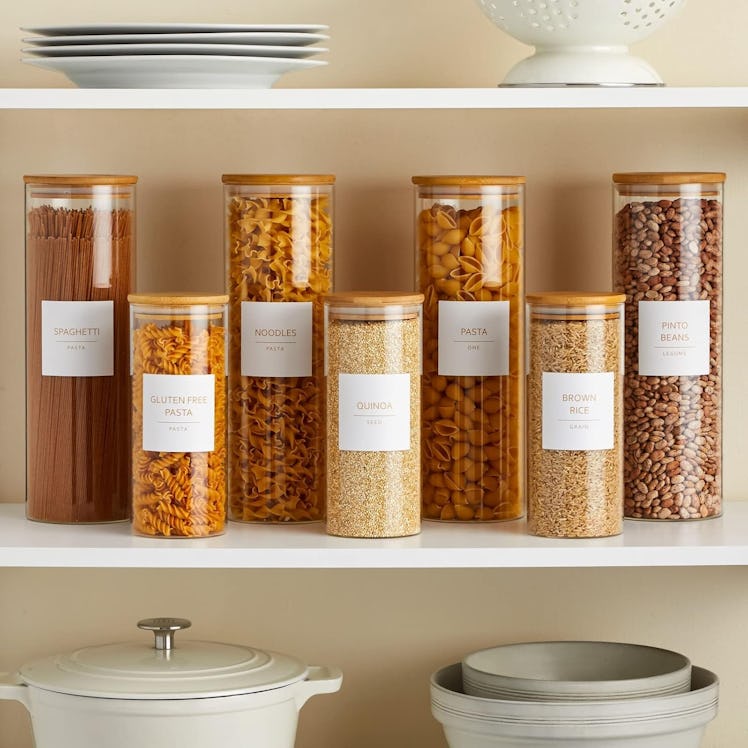 Talented Kitchen Labels for Storage Bins & Food Containers