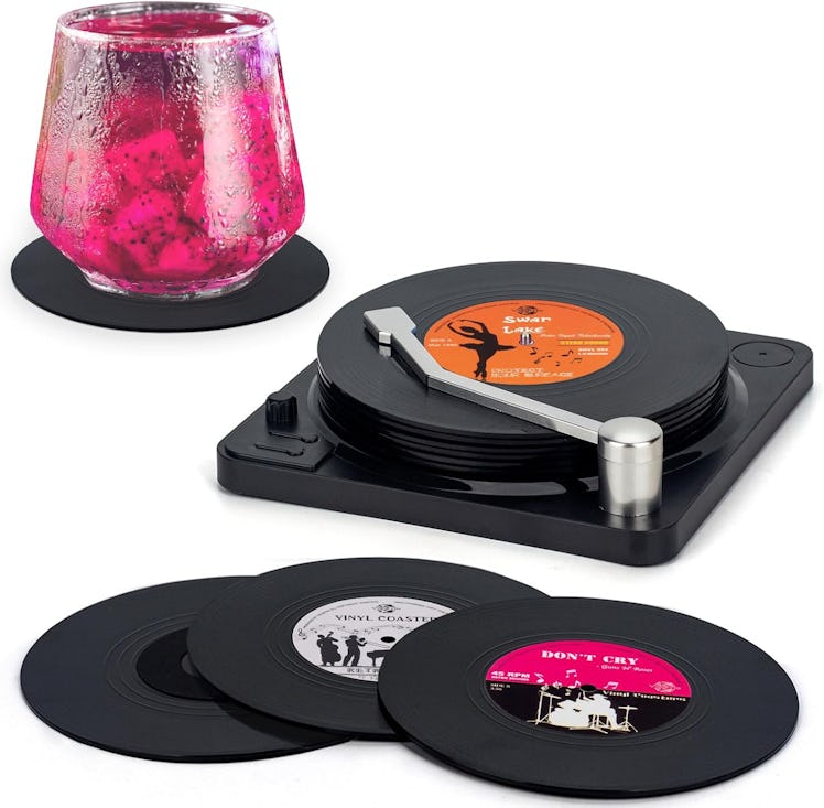 Valdivia Vinyl Record Coasters (6 Pieces)