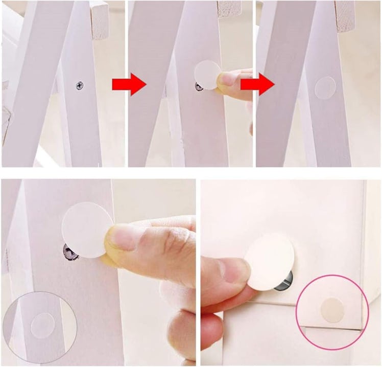 Romeda Self-Adhesive Screw Covers Caps