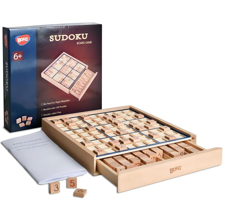 BOHS Wooden Sudoku Board Game