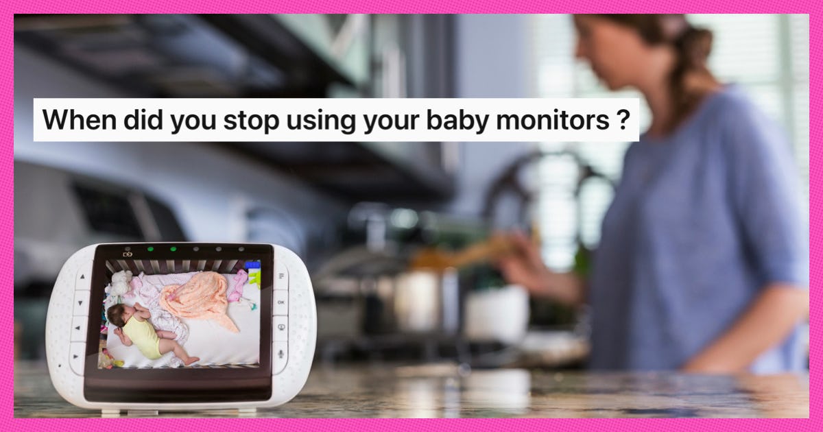 A Mom Is Wondering When To Stop Using A Baby Monitor In Her Kid's Room